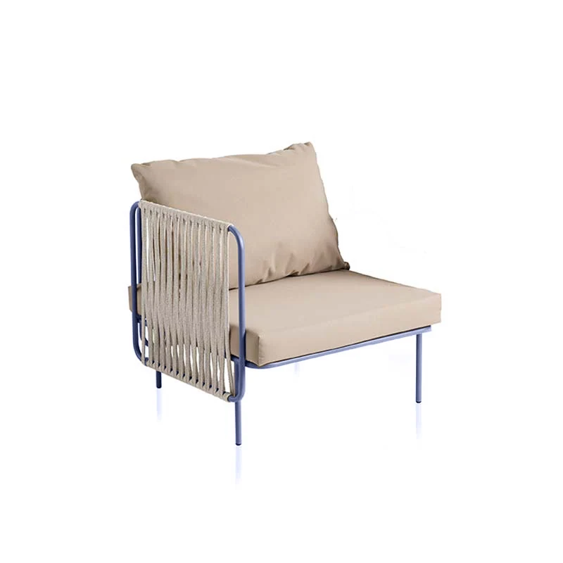 Gartensofa Combo - Eckelement in RAL 7016