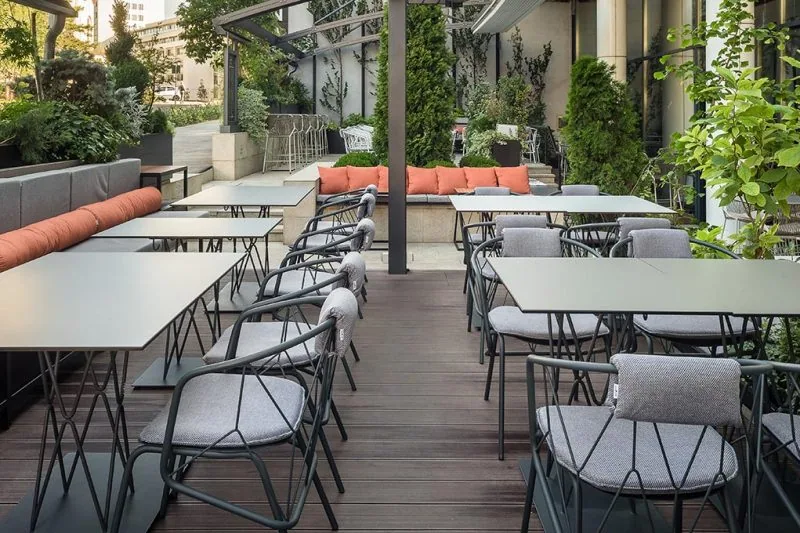 Gartenmöbel für Restaurant