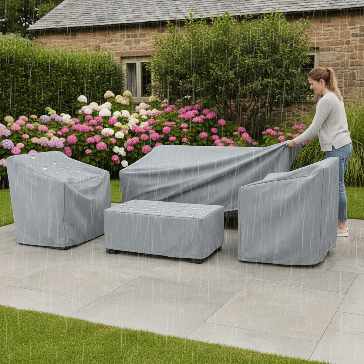 Schutzhülle Couchtisch & Hocker Ansicht 2