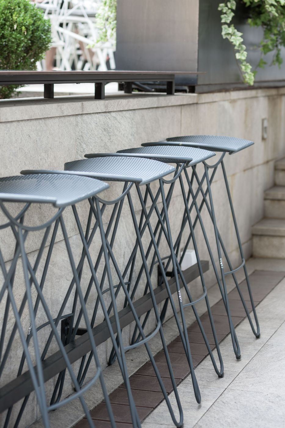 Bar- und Café-Terrasse